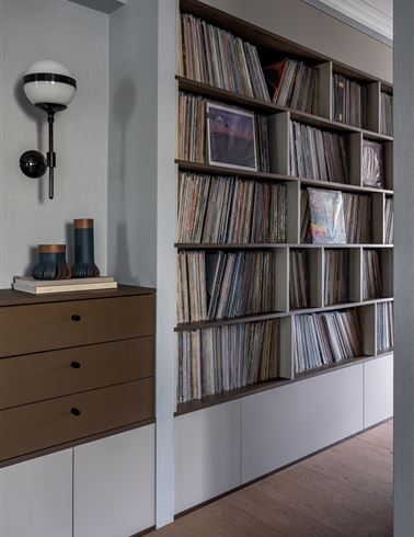 The vinyl collector’s house