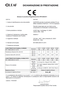 SAFEFIRE - BRANDFESTE MELAMIN DIREKT BESCHICHTETE PLATTE