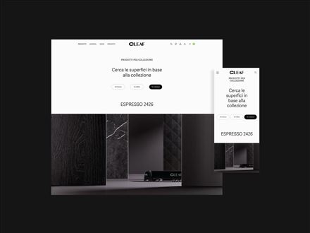 Cleaf, prodotti nel nuovo sito