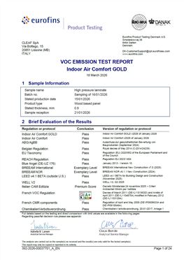 Test Report Emissioni COV_IAC GOLD_E05 - HPL